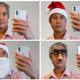 AP reporter Nick Jesdanun attempts to fool Face ID on the iPhone X. (Photo: AP)